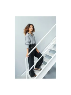 COPPEROSE JEANS WIDE DENIM BLACK