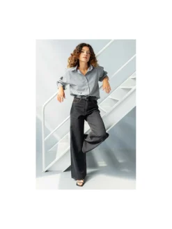 COPPEROSE JEANS WIDE DENIM BLACK