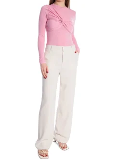 COPPEROSE TOP ADJUSTED WITH KNOT PINK