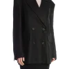 DAGMAR BLAZER CLASSIC LINEN BLAZER BLACK