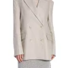 DAGMAR BLAZER CLASSIC LINEN BLAZER OAT