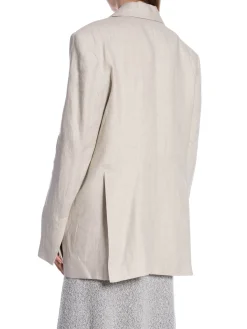 DAGMAR BLAZER CLASSIC LINEN BLAZER OAT