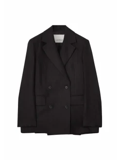 DAGMAR BLAZER CLASSIC LINEN BLAZER BLACK