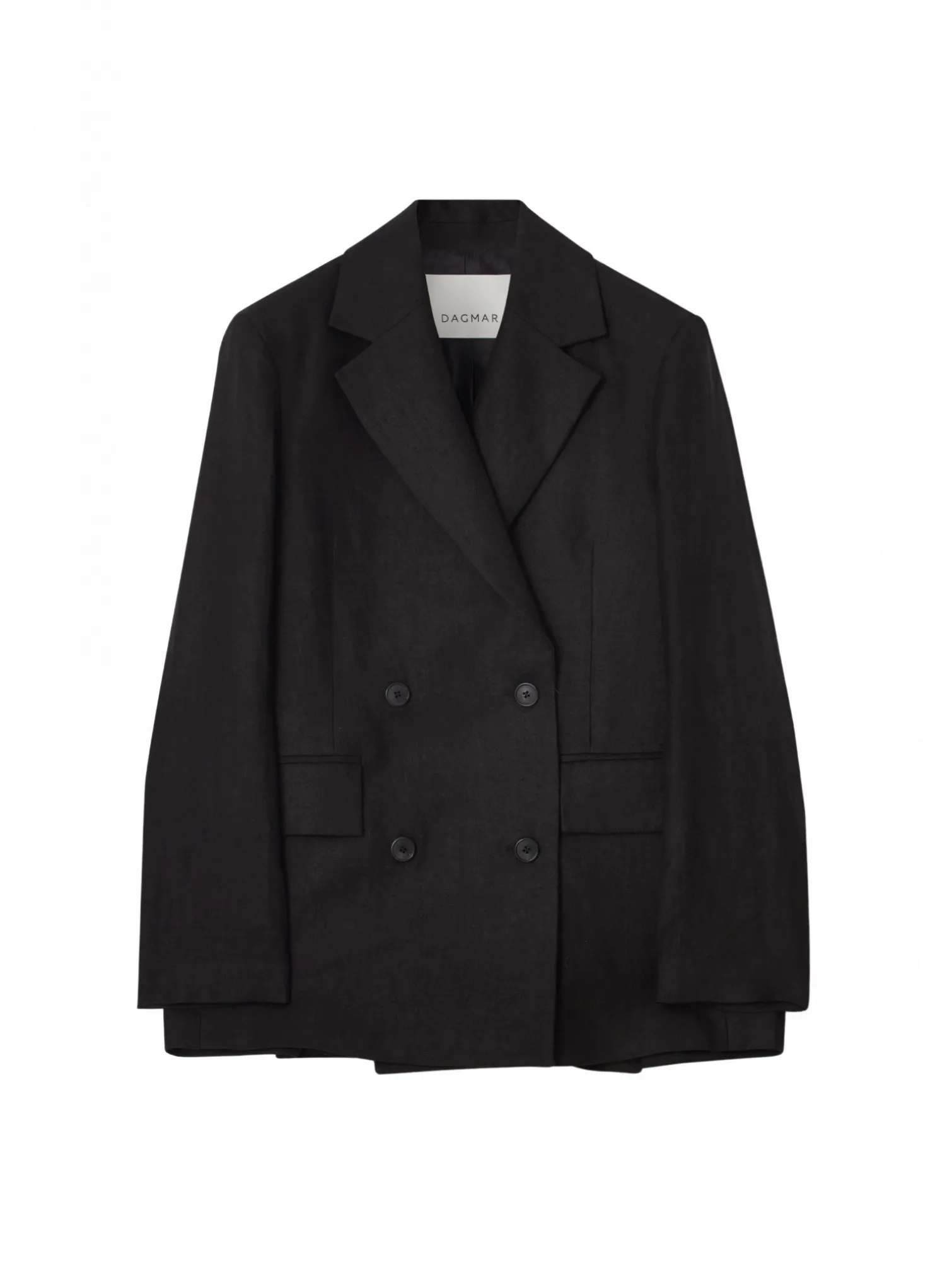 DAGMAR BLAZER CLASSIC LINEN BLAZER BLACK