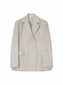 DAGMAR BLAZER CLASSIC LINEN BLAZER OAT