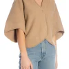 DAGMAR CARDIGAN SHORT WOOL CAMEL