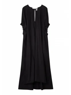 DAGMAR DRESS ROUCHED DRESS BLACK