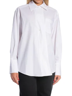 DAGMAR SHIRT ASYMMETRIC WHITE