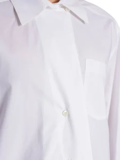 DAGMAR SHIRT ASYMMETRIC WHITE