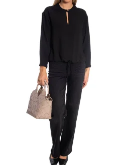 DANTE6 BLOUSE THORN DRAWSTRING RAVEN