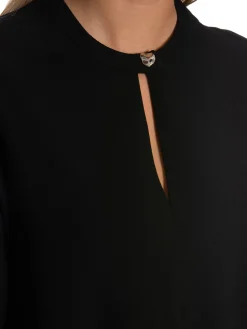 DANTE6 BLOUSE THORN DRAWSTRING RAVEN