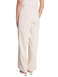 DANTE6  PANTS LUCAS WIDE LEG CHALK