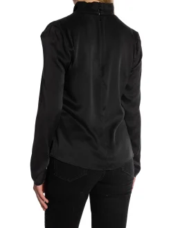 DANTE6 TOPP IPSUM SILK DRAPERY RAVEN