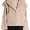 DANTE6 VEST CHEEDO FAUX FUR SEAFOM