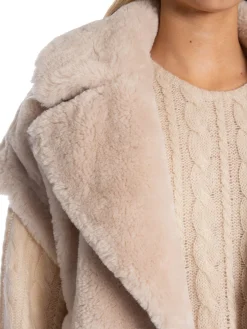 DANTE6 VEST CHEEDO FAUX FUR SEAFOM