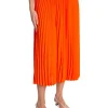 DAY SKIRT MIA SOLID PLISSÉ FLAME