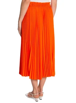 DAY SKIRT MIA SOLID PLISSÉ FLAME