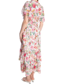 DRESS FLOWER PRINTED WRAP