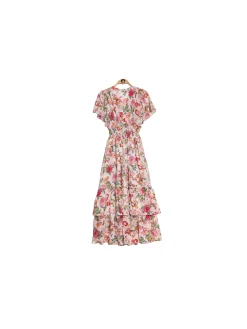 DRESS FLOWER PRINTED WRAP