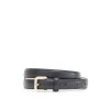 FILIPPA K BELT SMALL BUCKLE BLACK/GOLD