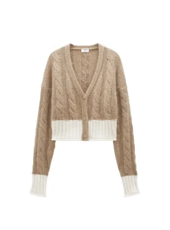 FILIPPA K CARDIGAN MOHAIR CAMEL