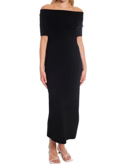 FILIPPA K DRESS OFF SHOULDER BLACK