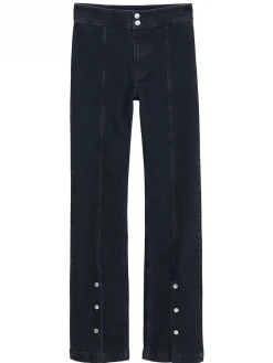 FILIPPA K JEANS 90'S STRETCH BUTTON FRONT WASHED BLACK