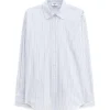 FILIPPA K SHIRT CLASSIC STRIPE ICE BLUE