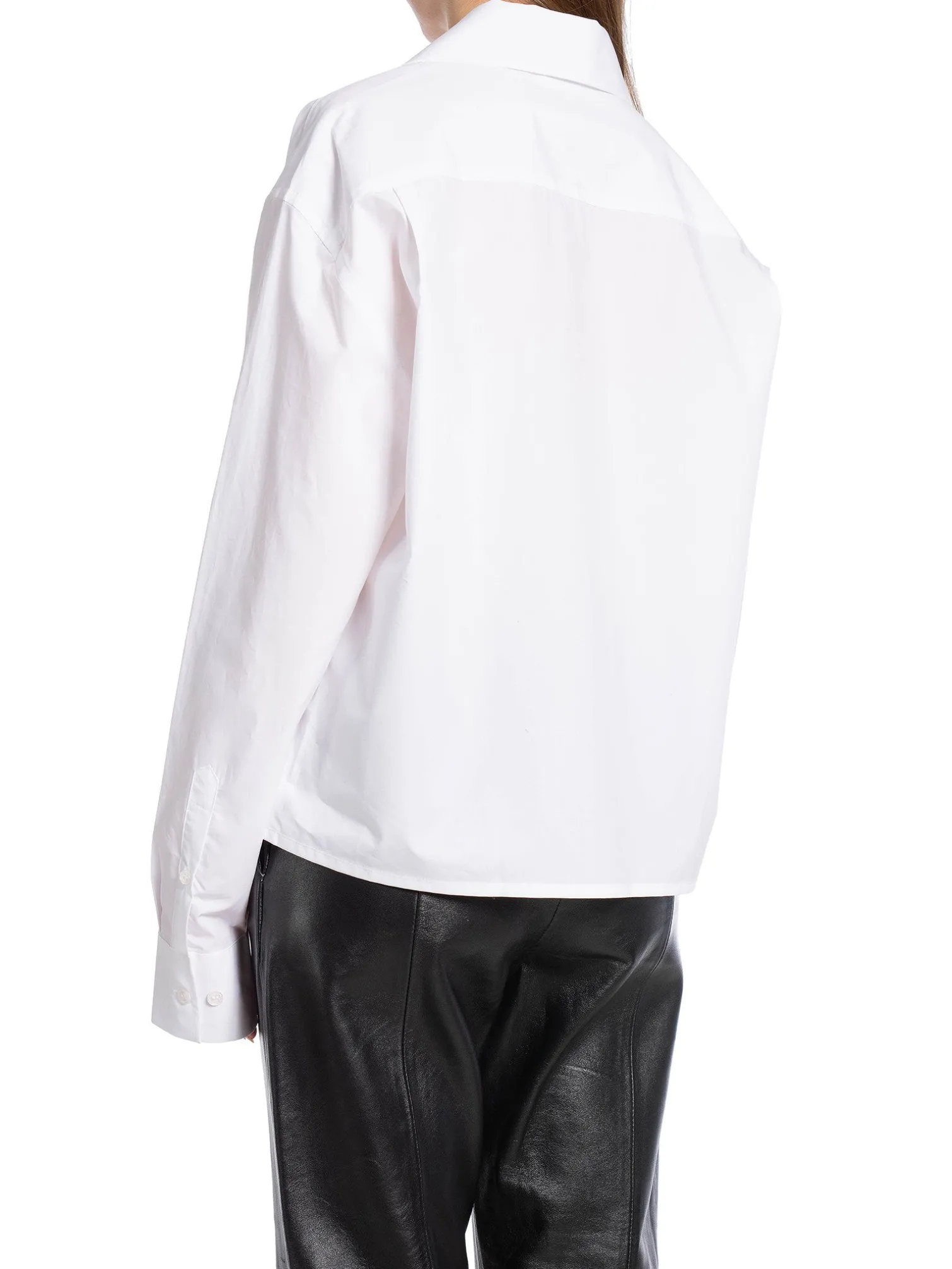 FILIPPA K SHIRT CROPPED POPLIN WHITE