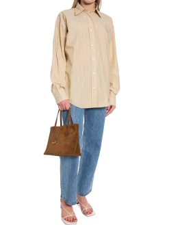 FILIPPA K SHIRT STRIPE POPLIN DARK