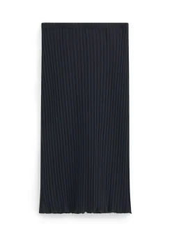 FILIPPA K SKIRT COTTON RIB SLIP BLACK