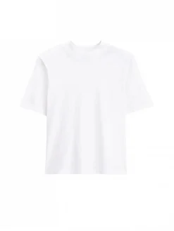 FILIPPA K TOP MOCK NECK WHITE