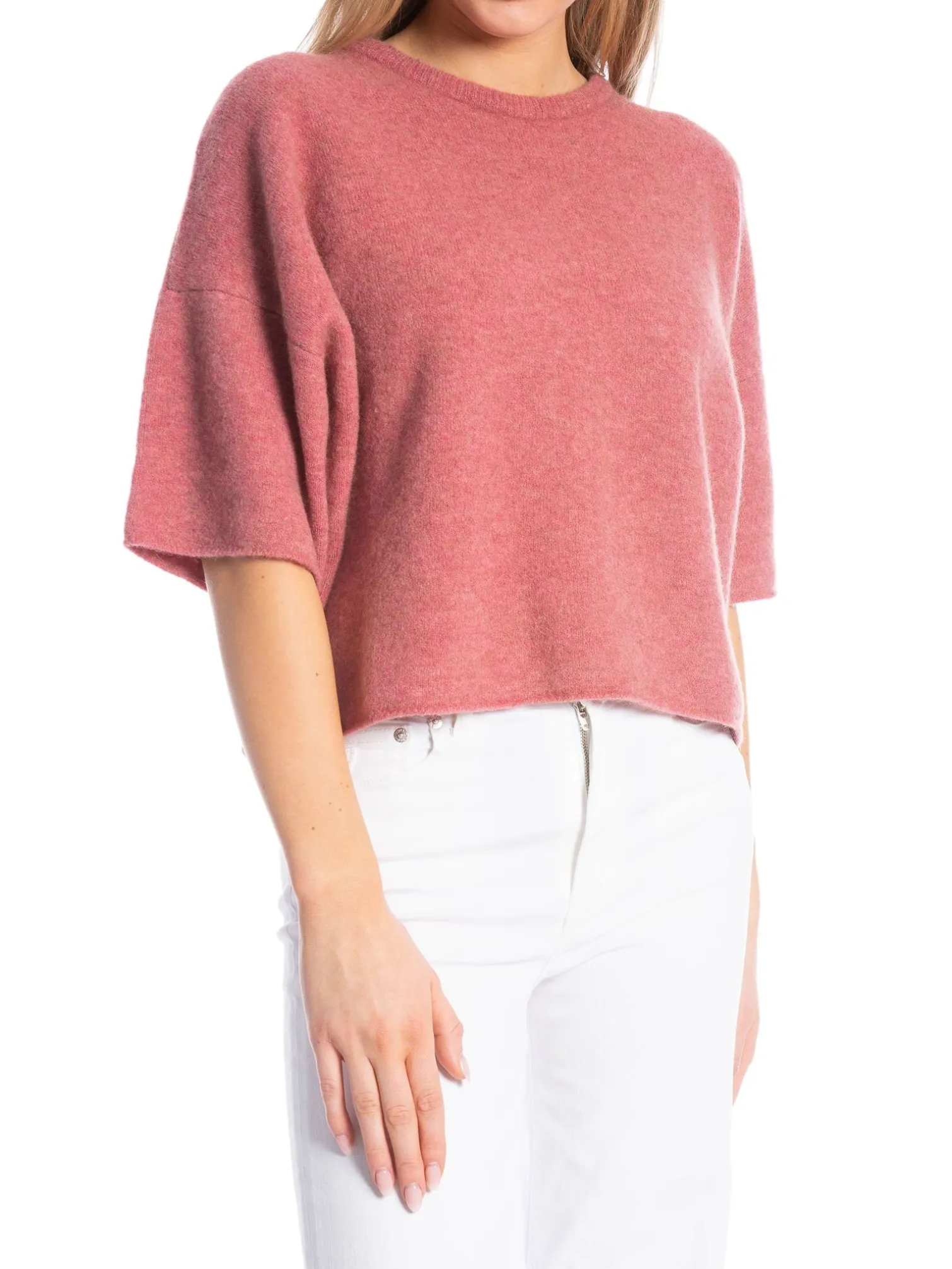 FILIPPA K TOP YAK LIGHT RASPBERRY