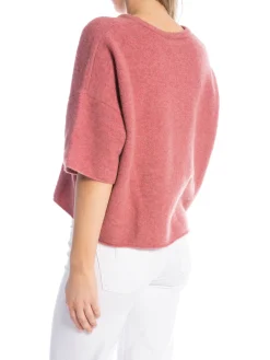 FILIPPA K TOP YAK LIGHT RASPBERRY