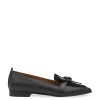 FLATTERED BALLERINA ALLY BLACK LEATHER/SUEDE