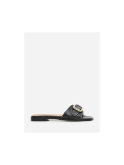 FLATTERED SANDAL MIMI LEATHER BLACK