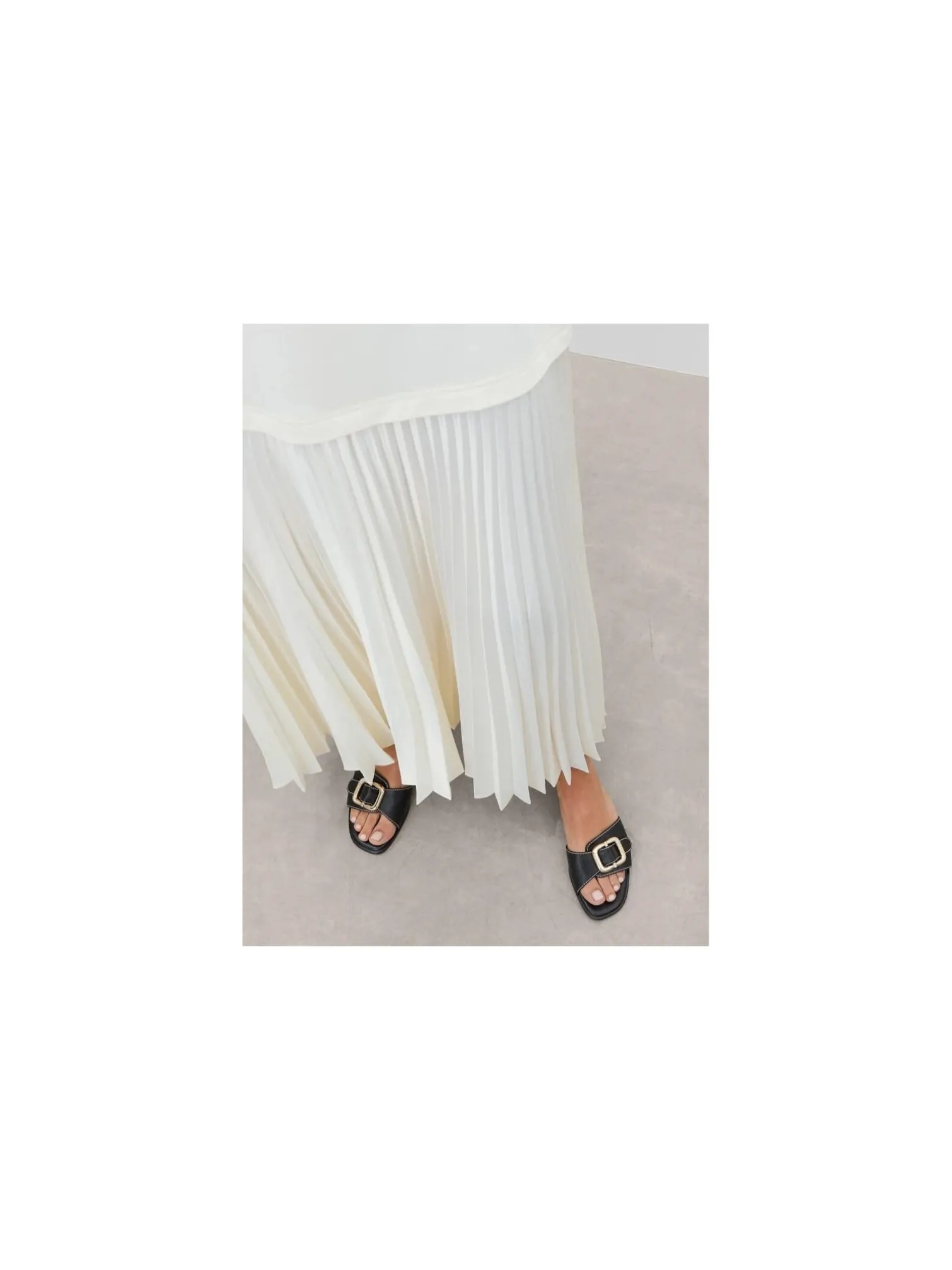 FLATTERED SANDAL MIMI LEATHER BLACK