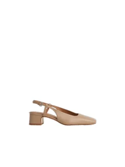 FLATTERED SANDALS ELIN LEATHER BEIGE