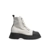 GANNI BOOTS CREEPERS EGRET