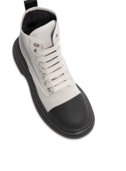 GANNI BOOTS CREEPERS EGRET