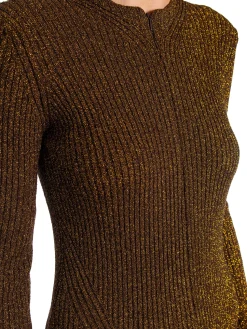 GANNI DRESS GLITTER KNIT MOLE