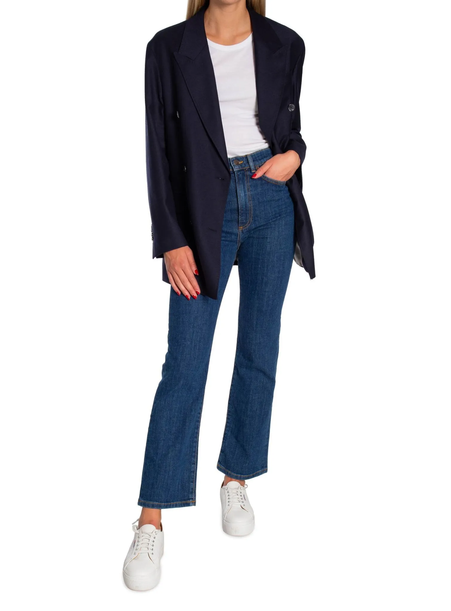 GANT BLAZER DB OVERSIZED CLUB EVENING BLUE