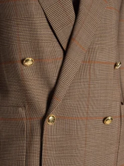 GANT BLAZER REG CHECKED CLUB CUMIN BEIGE