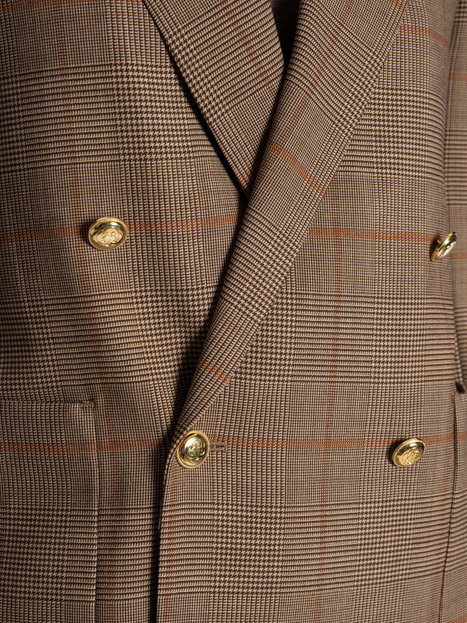 GANT BLAZER REG CHECKED CLUB CUMIN BEIGE