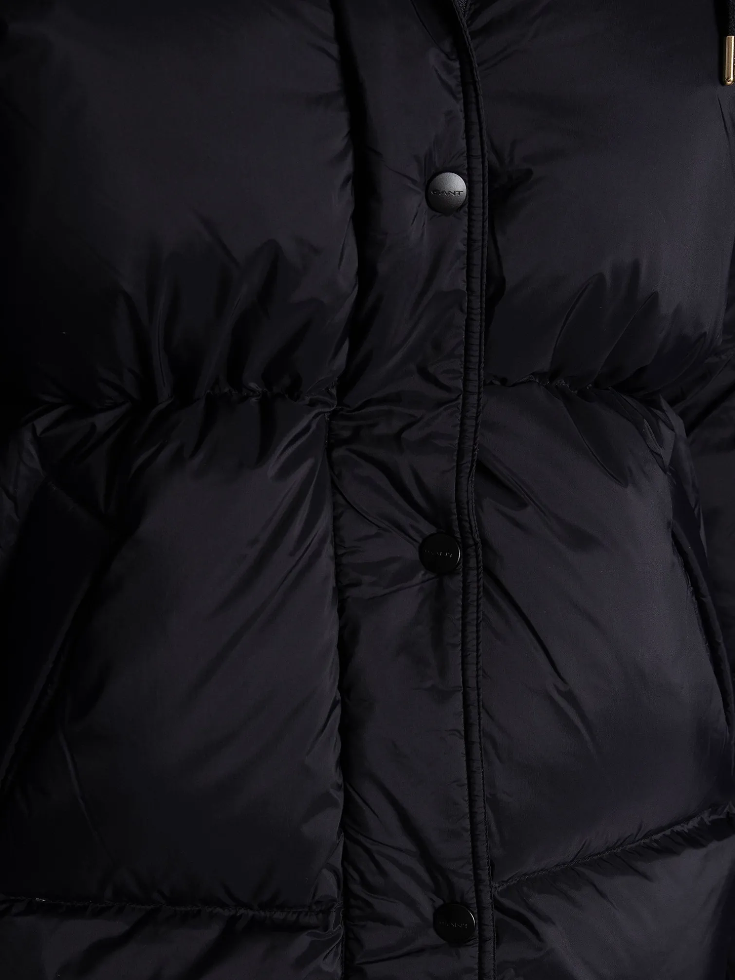 GANT COAT FULL LENGHT DOWN BLACK