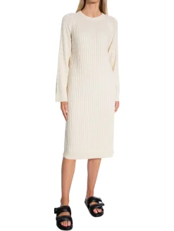 GANT DRESS CABLE C-NECK CREAM