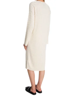 GANT DRESS CABLE C-NECK CREAM