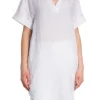 GANT DRESS RELAXED LINEN WHITE