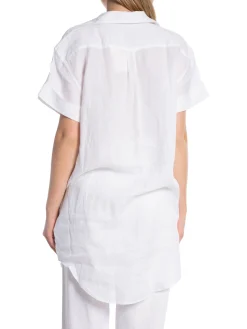 GANT DRESS RELAXED LINEN WHITE