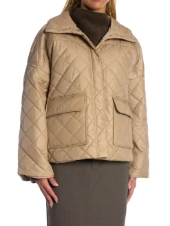 GANT JACKET QUILTED DARK KHAKI